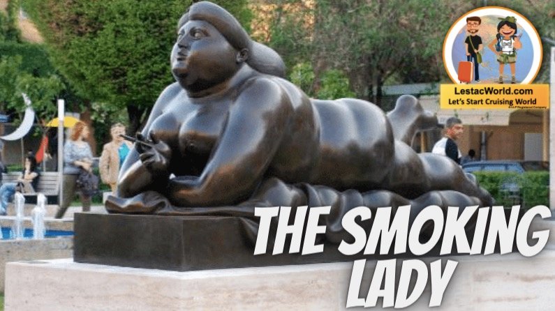 The Smoking Lady Statue