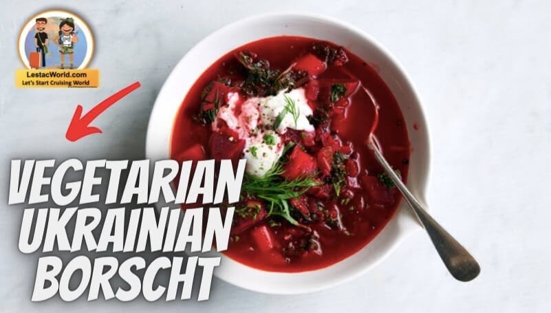 Vegetarian Ukrainian borscht