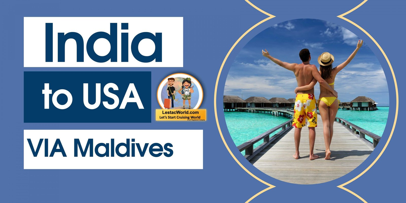 India to USA via Maldives