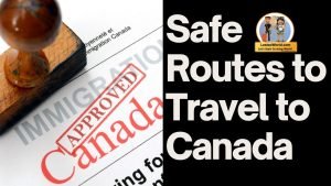 Safe routes from India to Canada