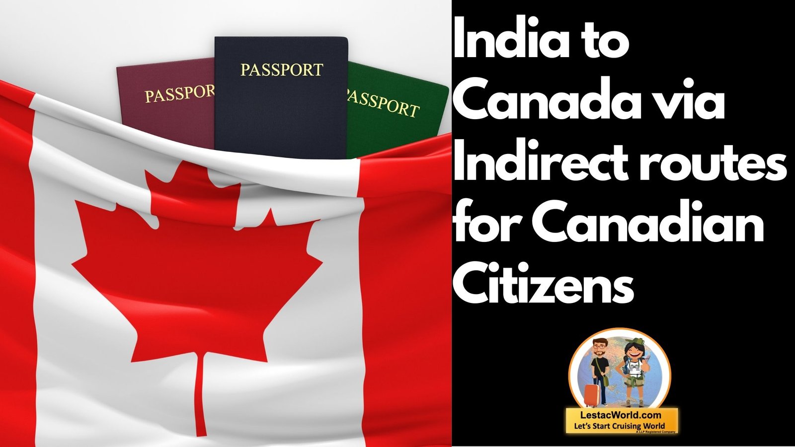 India to Canada via Indirect routes