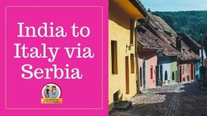 India to Italy via Serbia