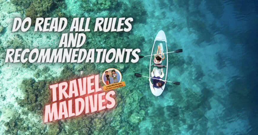 Rules for travelling to Maldives