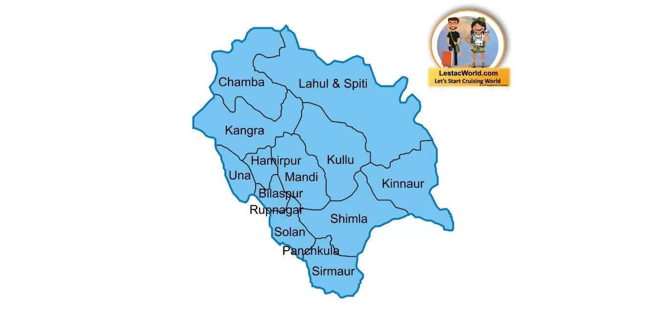 Map of Himachal Pradesh