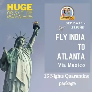 Mumbai to Atlanta via Mexico