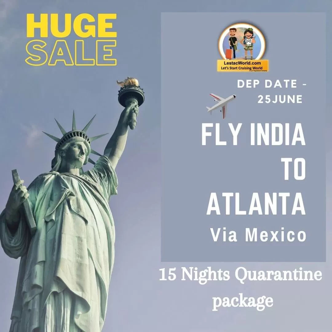 Mumbai to Atlanta via Mexico