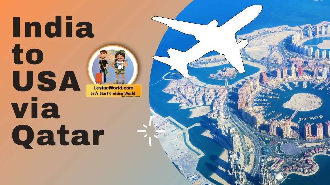 India to USA via Qatar