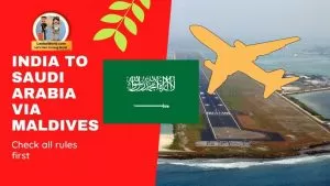 India to Saudi Arabia Via Maldives