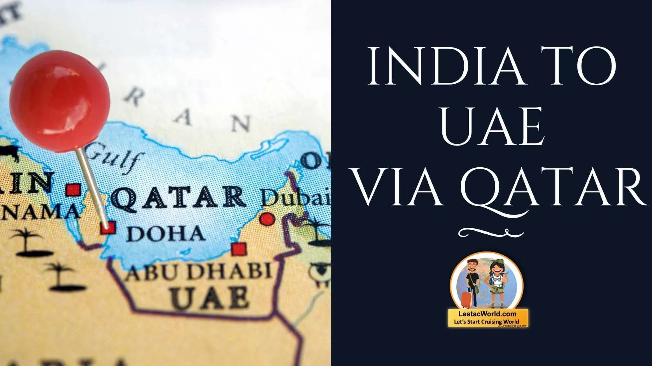 India to UAE via Qatar