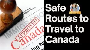Safe routes from India to Canada