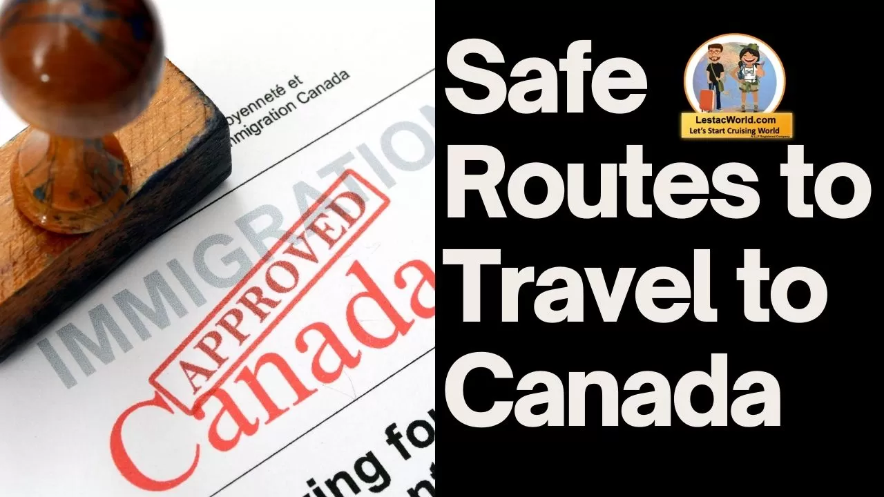 Safe routes from India to Canada
