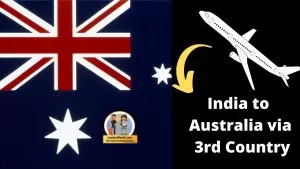 India to Australia Via 3rd Country