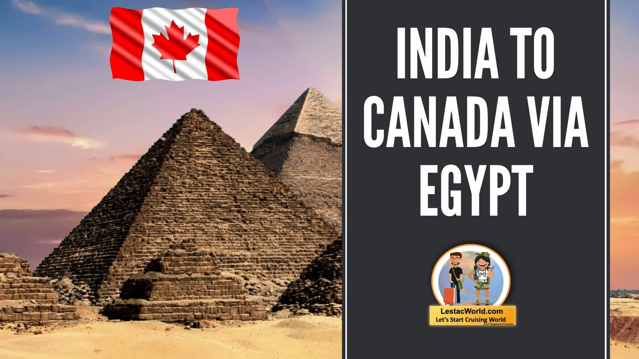India to Canada Via Cairo