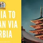 India to Japan Via Serbia!