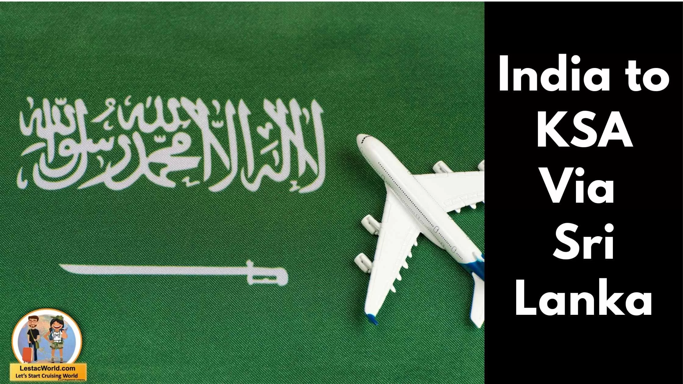 India to Saudi Arabia via Sri lanka