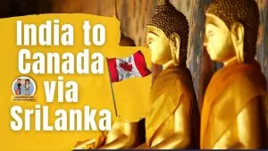 India to Canada Via SriLanka