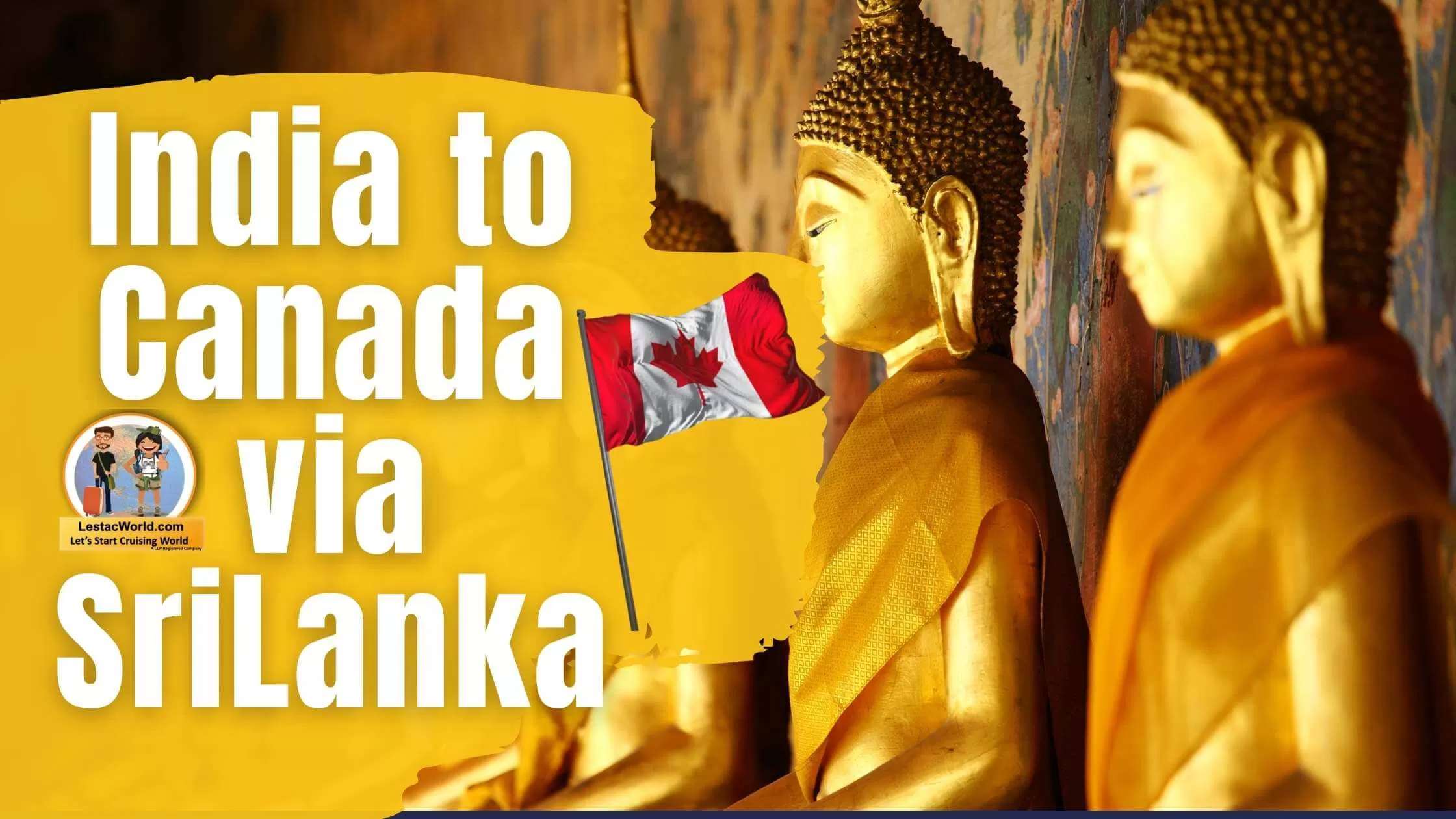 India to Canada Via SriLanka