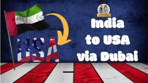 India to USA via Dubai