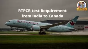 India to Canada RTPCR test Requirement
