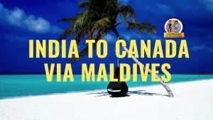 India to Canada via Maldives routes