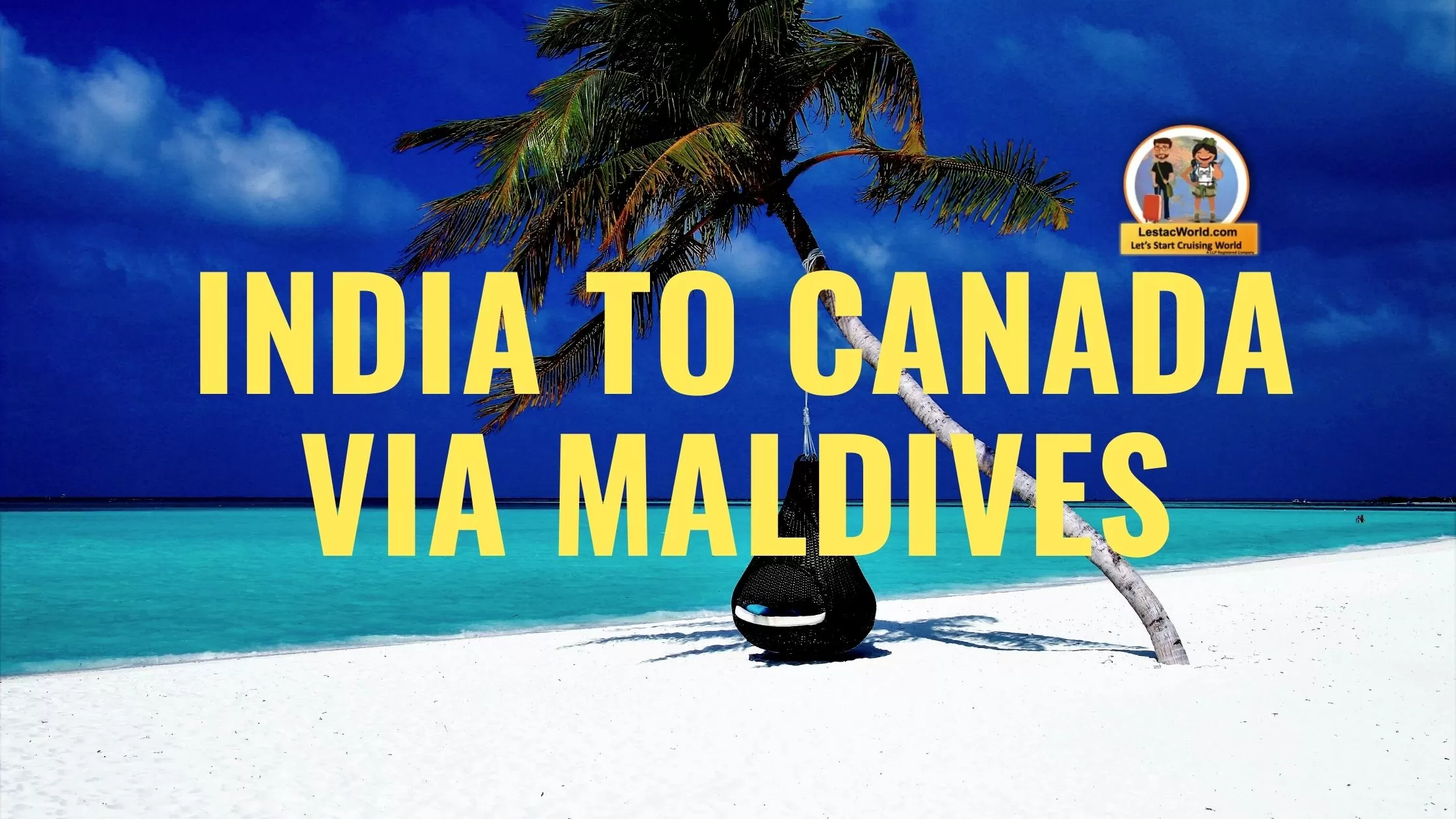 India to Canada via Maldives routes