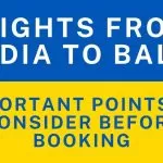 How to choose the best flight from India to Bali?