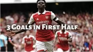 Bellhingam Strikes in the 34th, Saka on 43rd and Kane in extra time of first half of England vs Iran match