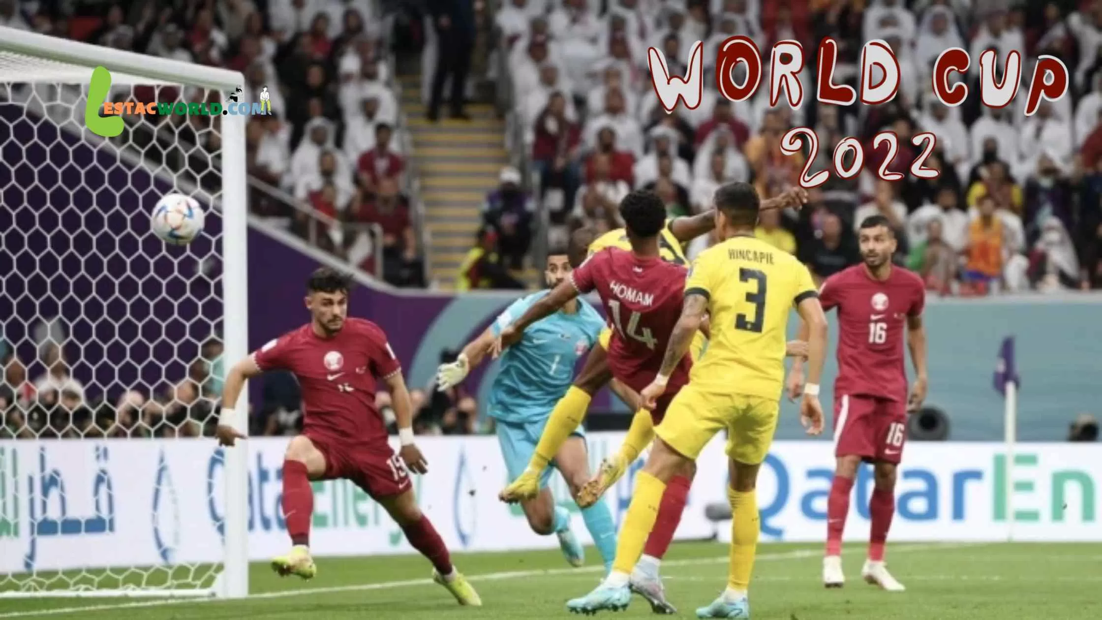 White and Yellow colour all around first match of FIFA world cup