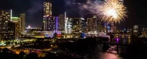 Lunar New Year fireworks light up Hong Kong again